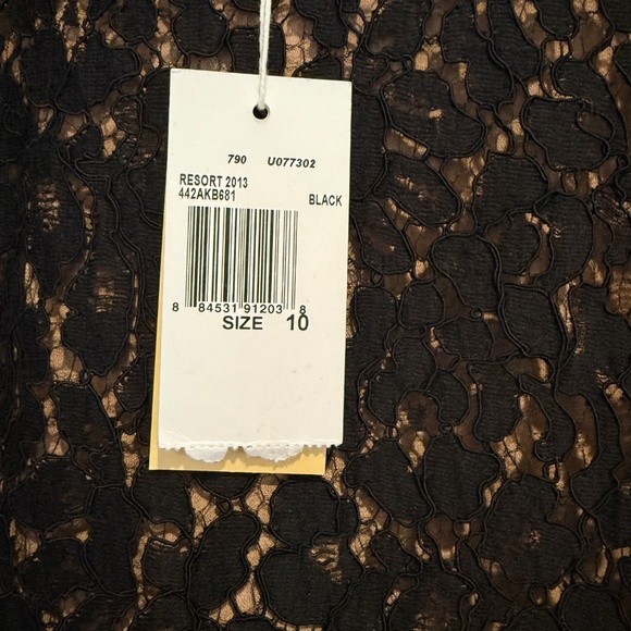 Michael Kors - Resort- Black lace drop waist cocktail dress - Picture 2 of 3